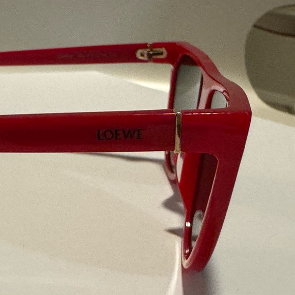 Loewe Women’s Red Sunglasses - Picture 4 of 8